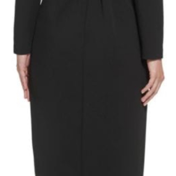 Worn Once! Eliza J Tuxedo Wrap Dress - Picture 3 of 15